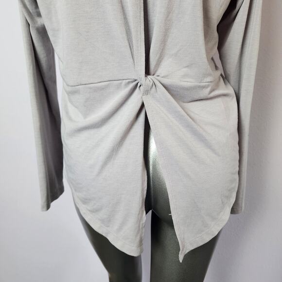 Apana Yoga Lifestyle Pale Purple Keyhole Tie Back Activewear Tunic | Womens Med - Picture 12 of 16